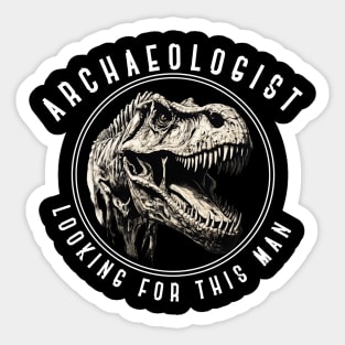 Clear archaeologist Sticker